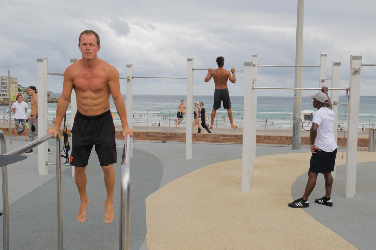 Bondi, muscles, men, Man Up, beach