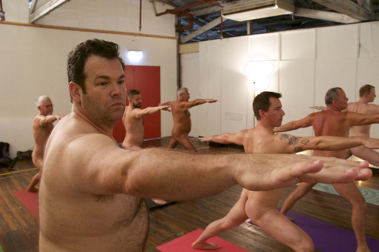 Gus Worland, nude yoga, Man Up